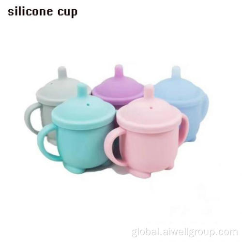 Baby Silicone Sippy Cup Food Grade Silicone Baby Cup Children's Pacifier Cup Factory